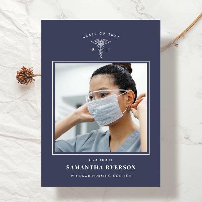 Nursing Medical Graduation Invitation Announcement (Creator Uploaded)