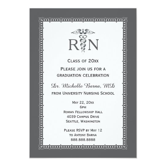 Nursing Medical School Graduation Announcements