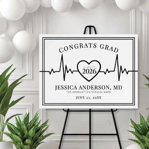 Nursing Medical School Graduation Welcome Sign