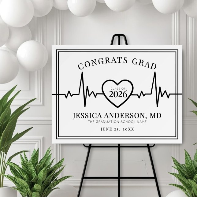 Nursing Medical School Graduation Welcome Sign (Nursing Medical School Graduation Welcome Sign)