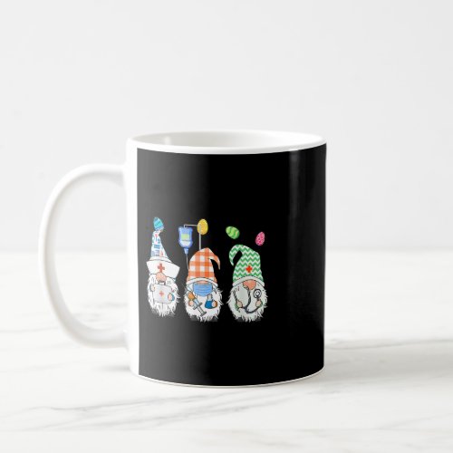Nursing Nurse Gnomes Stethoscope Eggs Easter Scrub Coffee Mug