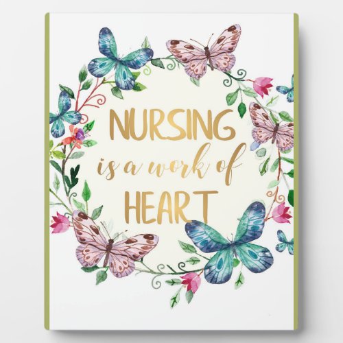 Nursing Nurse Thank You Appreciation Gift Quote Plaque