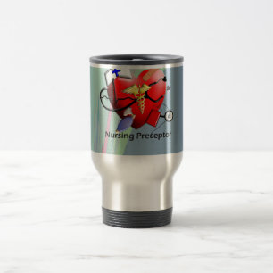 Nursing Preceptor Heart ARt Gifts Travel Mug