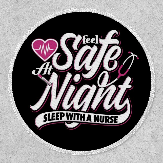 Nursing Quote Typography Patch (Front)