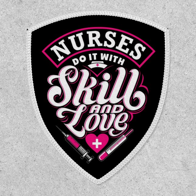 Nursing Quote Typography Patch (Front)