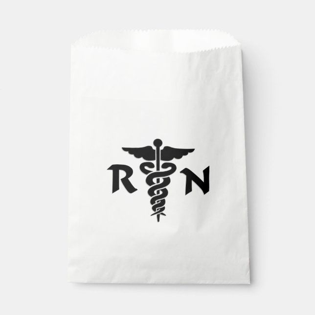 Nursing RN Nurses Favor Bag (Front)