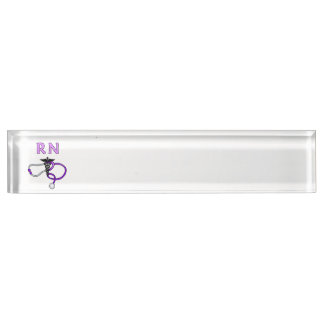 Nursing RN Stethoscope Name Plate