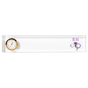Nursing RN Stethoscope Nameplate