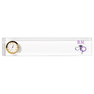 Nursing RN Stethoscope Nameplate