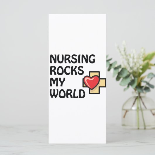 NURSING ROCKS MY WORLD (Standing Front)