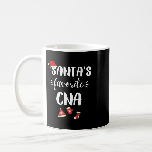 Nursing Santas Favorite CNA Certified Nursing Assi Coffee Mug