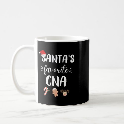 Nursing Santas Favorite CNA Certified Nursing Assi Coffee Mug