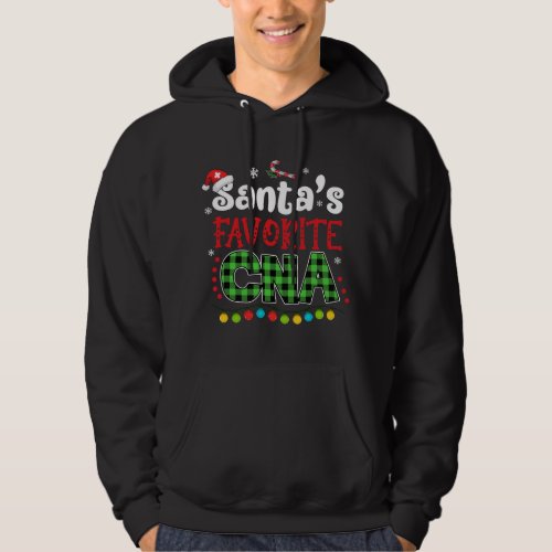 Nursing Santas Favorite CNA Certified Nursing Assi Hoodie