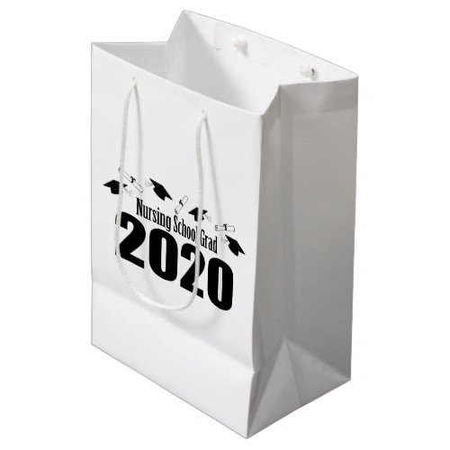 Nursing School 2020 Graduation Gift Bag Black