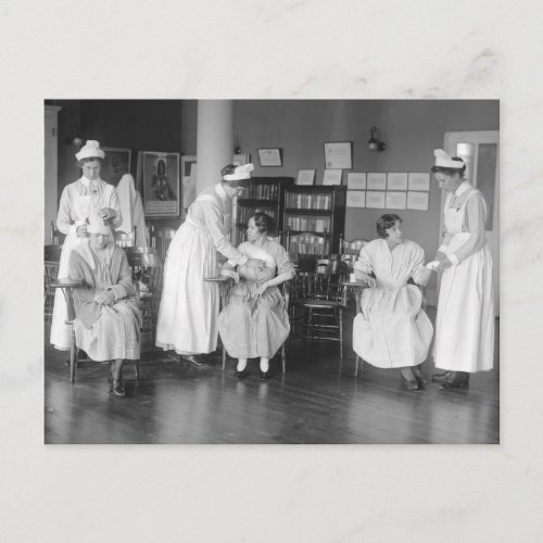 Nursing School early 1900s Postcard