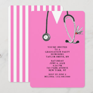 Nursing School Grad 2026 Party Invitation