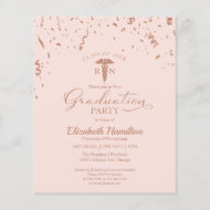 Nursing School Grad Party Budget Invitation