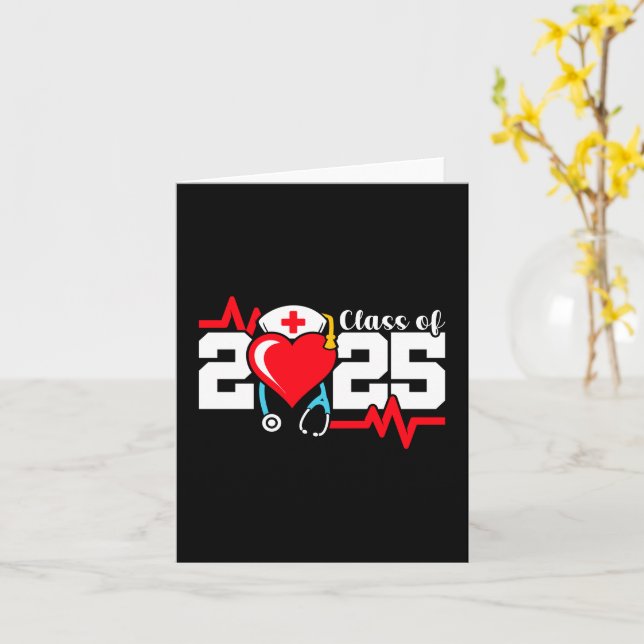 Nursing School Graduate 2025 Nurse Graduation Card | Zazzle