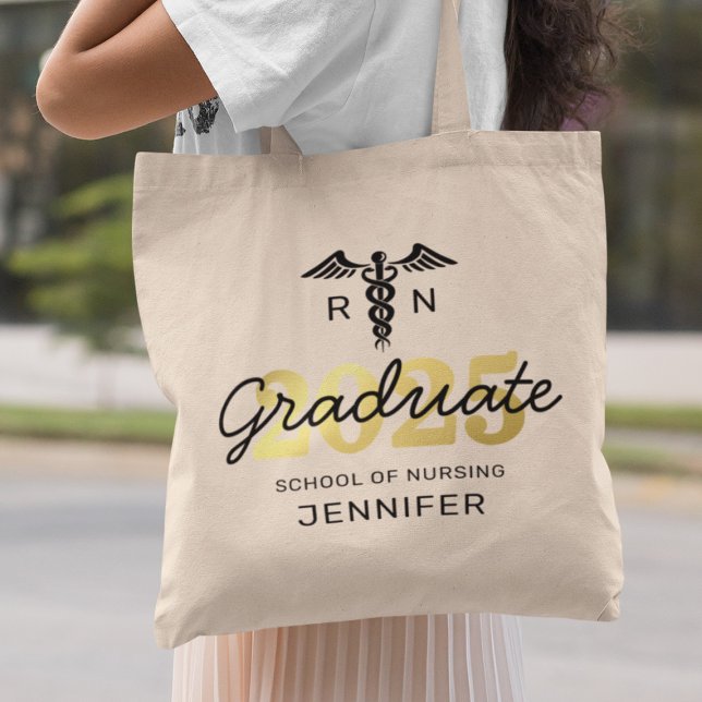 Nursing School Graduate Class of 2025 Tote Bag (Creator Uploaded)