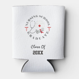 Nursing School Graduate Gear Can Cooler
