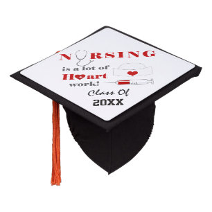 Nursing School Graduate Gear Graduation Cap Topper
