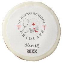 Nursing School Graduate Gear Sugar Cookie