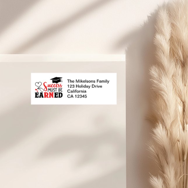 Nursing School Graduate  Label (Creator Uploaded)