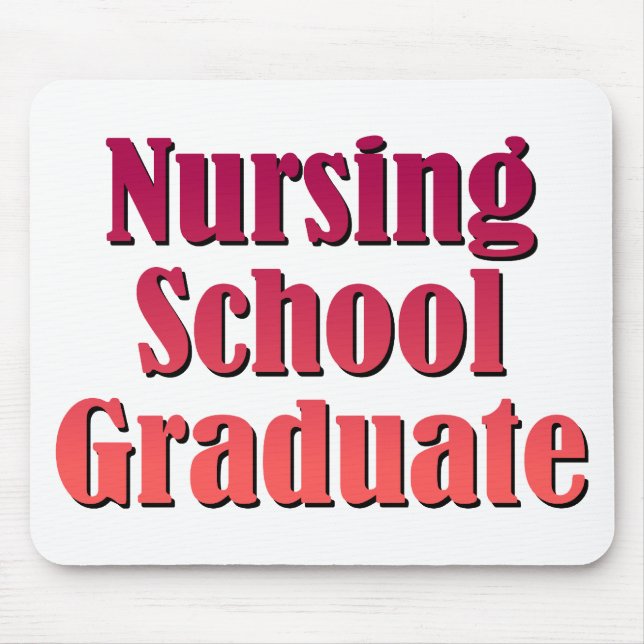 Nursing School Graduate Mouse Pad (Front)