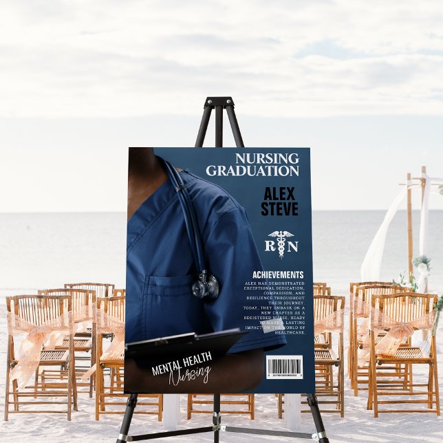 Nursing School Graduate Photo Magazine Foam Board (Creator Uploaded)