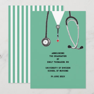 Nursing School Graduation Announcement