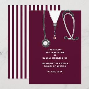 Nursing School Graduation Announcement