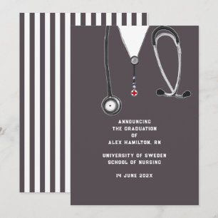 Nursing School Graduation Announcement