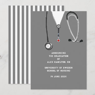 Nursing School Graduation Announcement