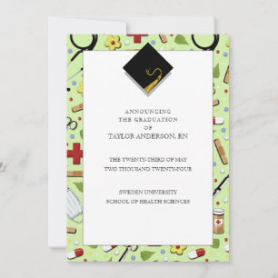 Nursing School Graduation Announcement