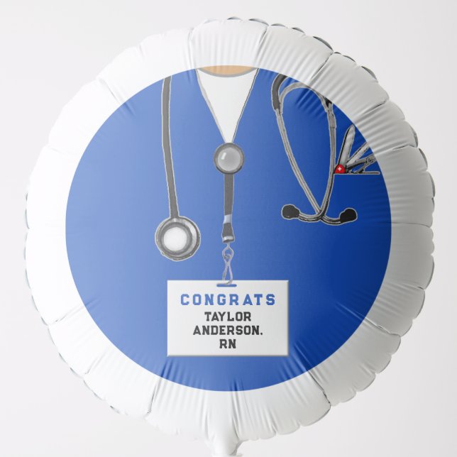 Nursing School Graduation Balloon (Front)