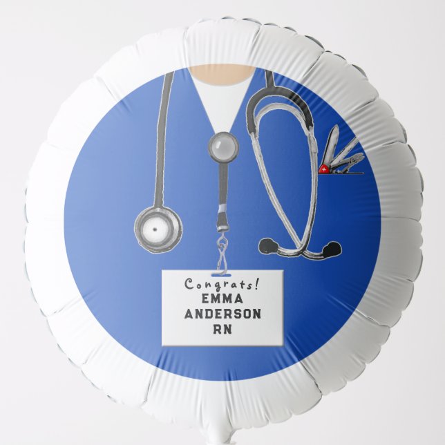 Nursing School Graduation Balloon (Front)