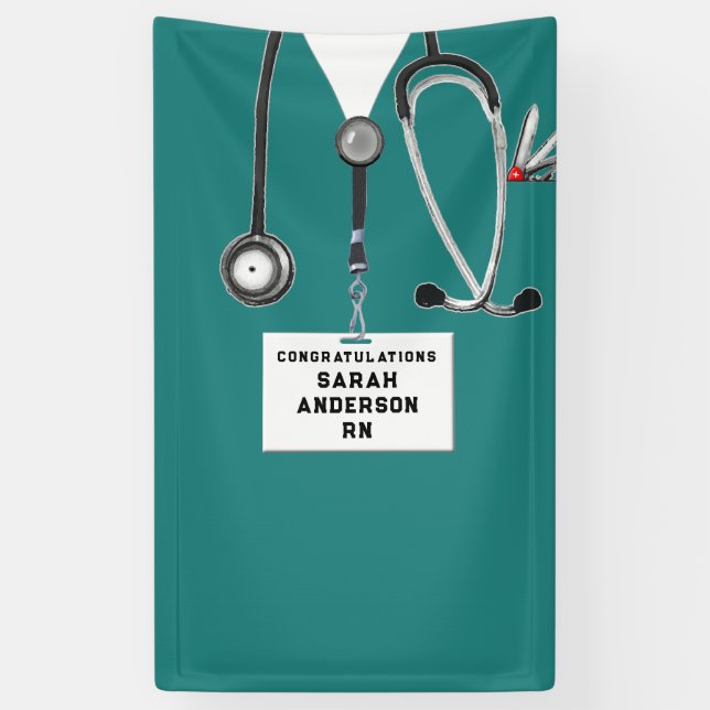 Nursing School Graduation Banner (Vertical)