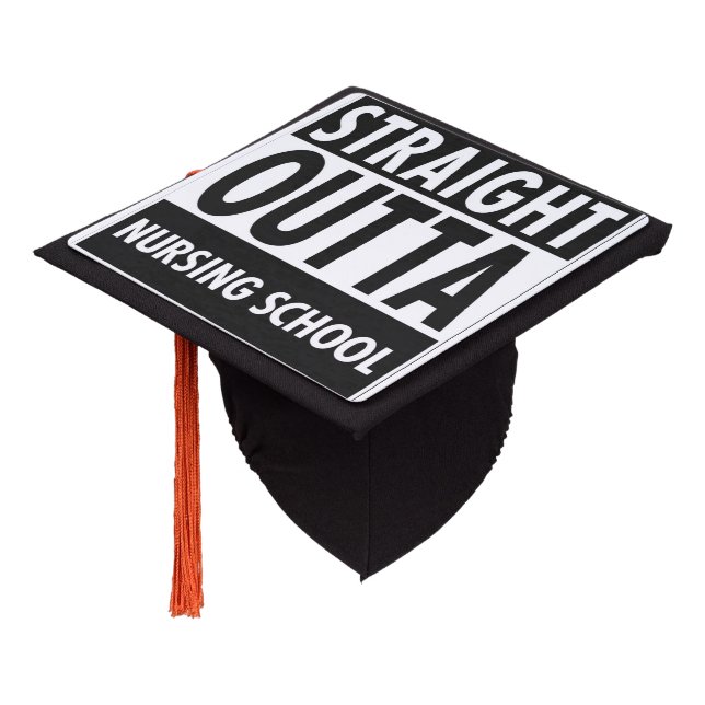 Nursing School Graduation Cap Topper (Angled)