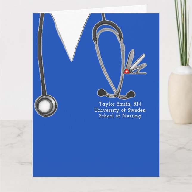 Nursing School Graduation Card (Front)