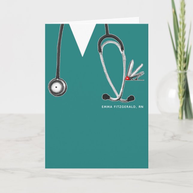 Nursing School Graduation Card (Front)
