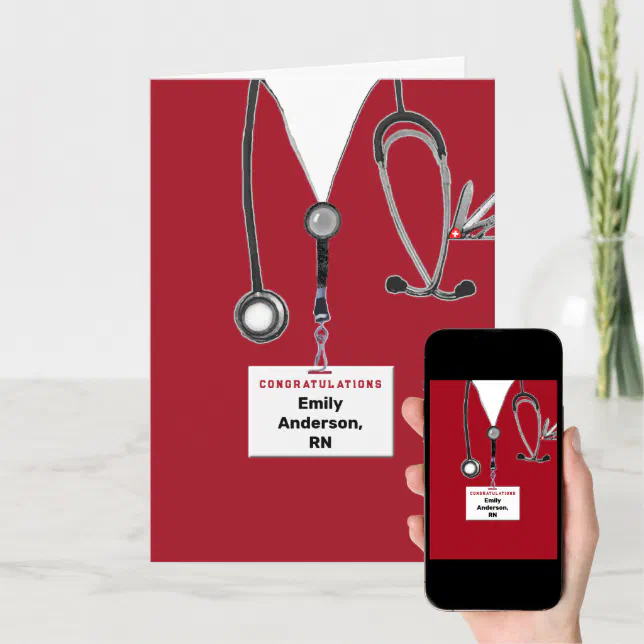 Nursing School Graduation Card | Zazzle