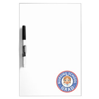 Nursing School Graduation Dry Erase Whiteboard