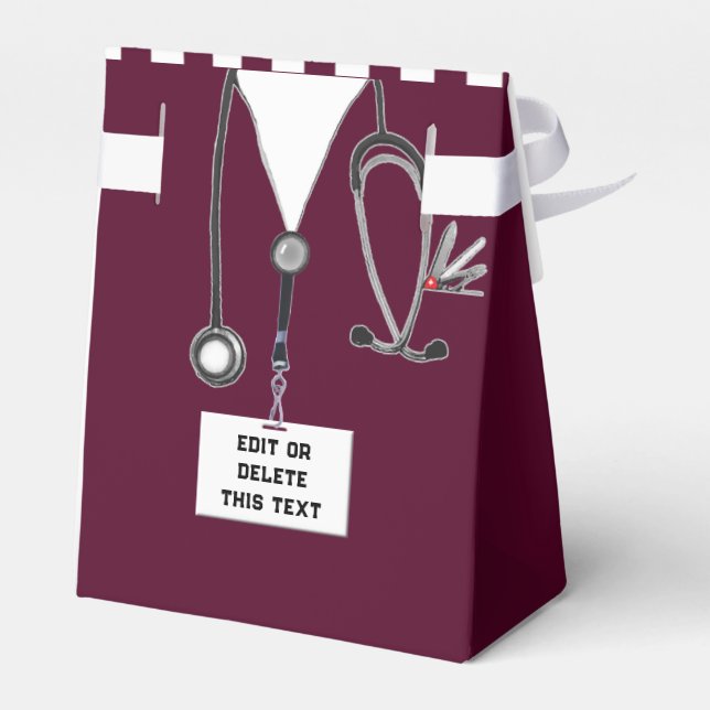 Nursing School Graduation Favor Boxes (Back Side)