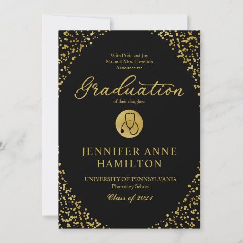 Nursing School Graduation Formal Announcement 