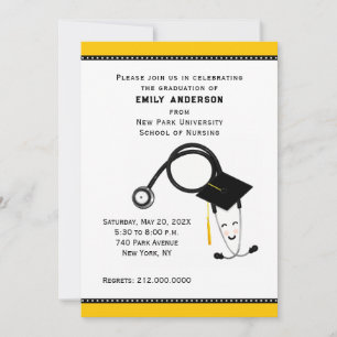 Nursing School Graduation Invitation