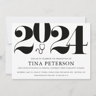 Nursing School Graduation Invitation