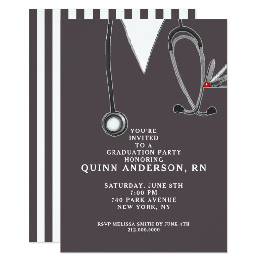 nursing school graduation invitations | Zazzle.com