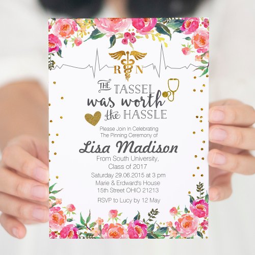 Nursing School Graduation Invitations