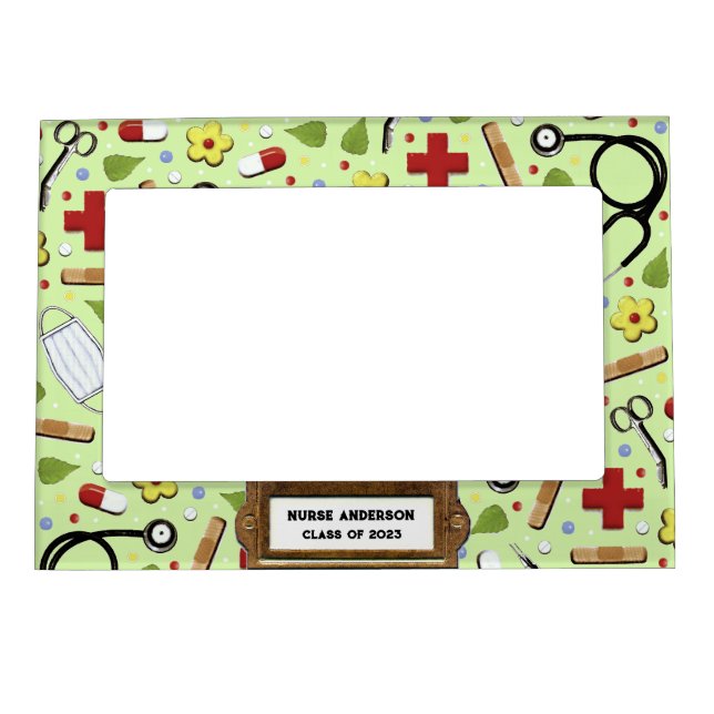 Nursing School Graduation Keepsake Gift Magnetic Frame (Front)