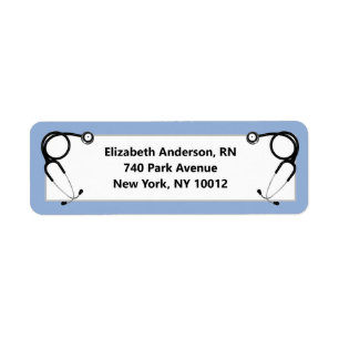Nursing School Graduation Label